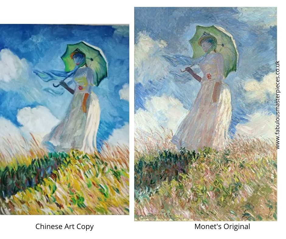 chinese art copies famous paintings