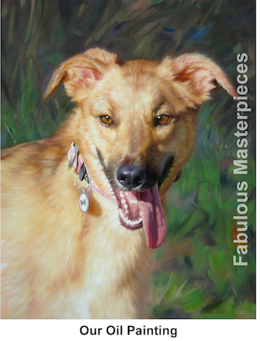 dog oil paintings