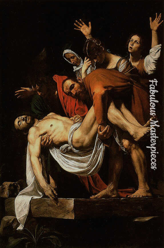 caravaggio the entombment of christ