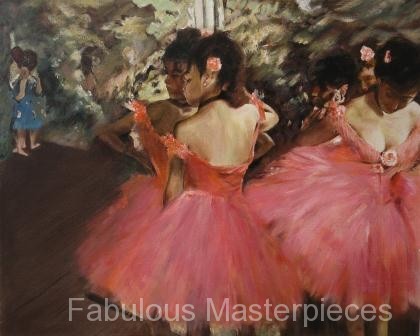 Degas' Dancers in Pink