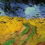 Van Gogh Wheat field with crows