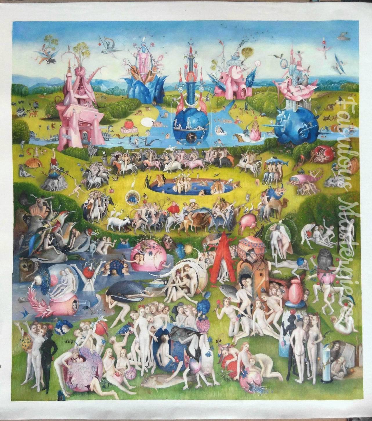 Fab Art Copy Of Hieronymus Bosch S The Garden Of Earthly Delights